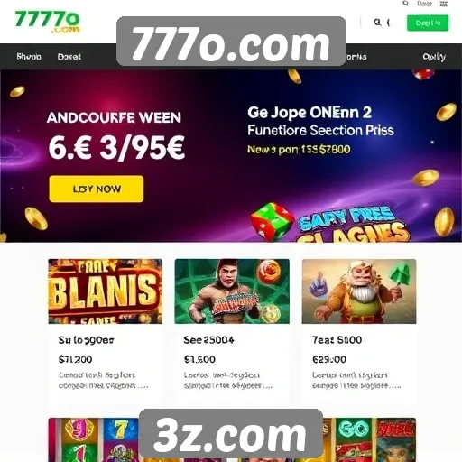 Ofertas de jogos populares no site 777o.com